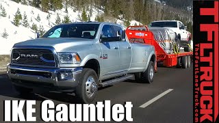 2016 RAM 3500 Dually, 900 LBFT of Torque takes on the Extreme Ike Gauntlet Towing Review