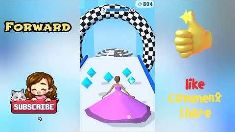 Forward vs Reverse Gaming in Skirt Fly  | All Levels Gameplay