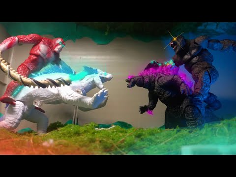 Godzilla x Kong The New Empire, an Epic Battle Stop Motion. (Part 1)