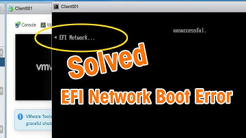 EFI Network Unsuccessfully on VM ESXI and Virtual Machine | Msolved Tech