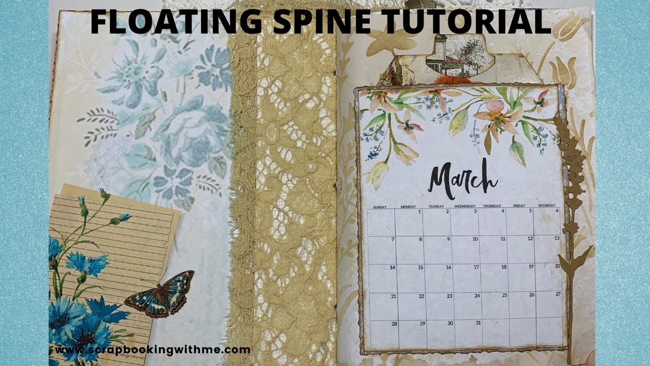 Exposed Spine Binding - Half Spine Junk Journal Tutorial 