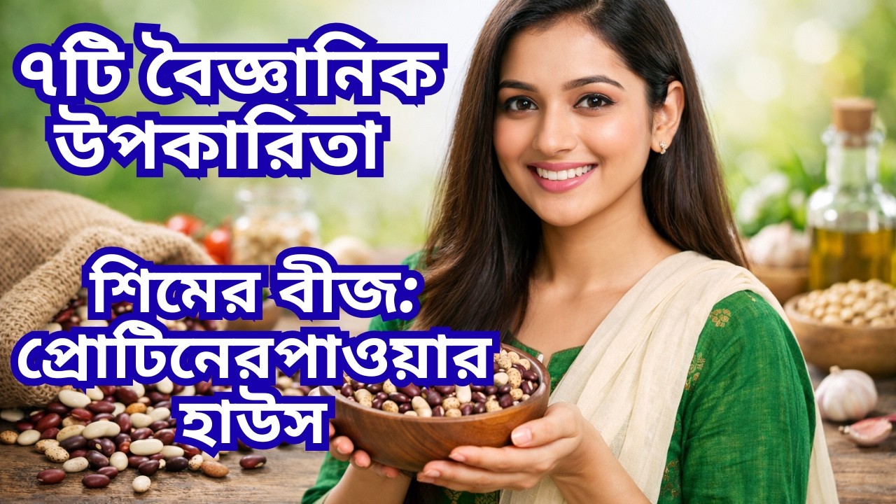 শিমের বীজের বৈজ্ঞানিক উপকারিতা || স্বাস্থ্য বিশেষজ্ঞের তথ্য || উদ্ভিদজ প্রোটিনের শক্তিশালী উৎস ||
