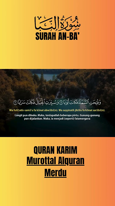 📖 Surah An-Naba yang Menyentuh Jiwa | Murottal Merdu untuk Hari Kiamat