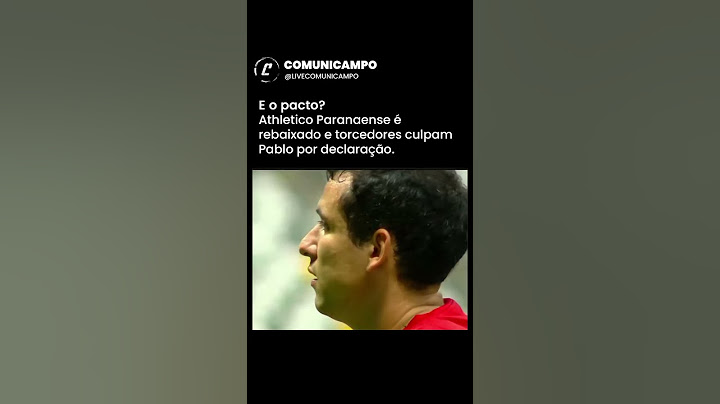 Athletico Paranaense rebaixado