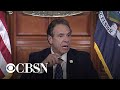 Governor Cuomo on brother Chris Cuomo's coronavirus diagnosis and protecting their mother