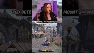 I got a two person mount in Elder Scrolls Online #elderscrollsonline