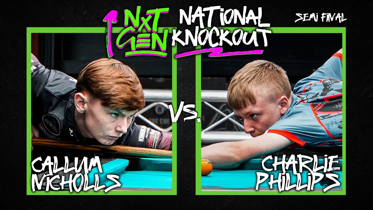 CuePoint billiards news cover image for Charlie Phillips Advances to Final at NXT GEN National Knockout