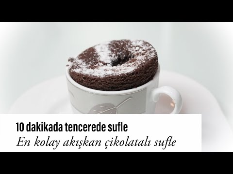Fırın yok ❌tencerede 10 dakikada çikolatalı sufle / tatlı tarifleri / Figen Ararat