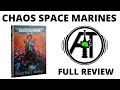 Codex chaos space marines 10th edition  full rules review