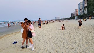 MOST CROWDED BEACH I've ever seen Da Nang Vietnam