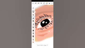 i tried to draw eyes digitally on Autodesk Sketchbook #viral #ytshorts #digitalart #shorts