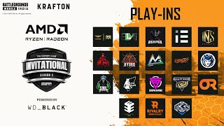 [HINDI] AMD Ryzen TEC INVITATIONAL BGMI SEASON 2 | Play-Ins | SOUL, RGE, HYDRA, OR, TT, GXR, BLIND