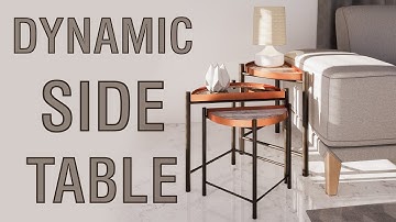 Highly Detailed Side Table Family in Revit