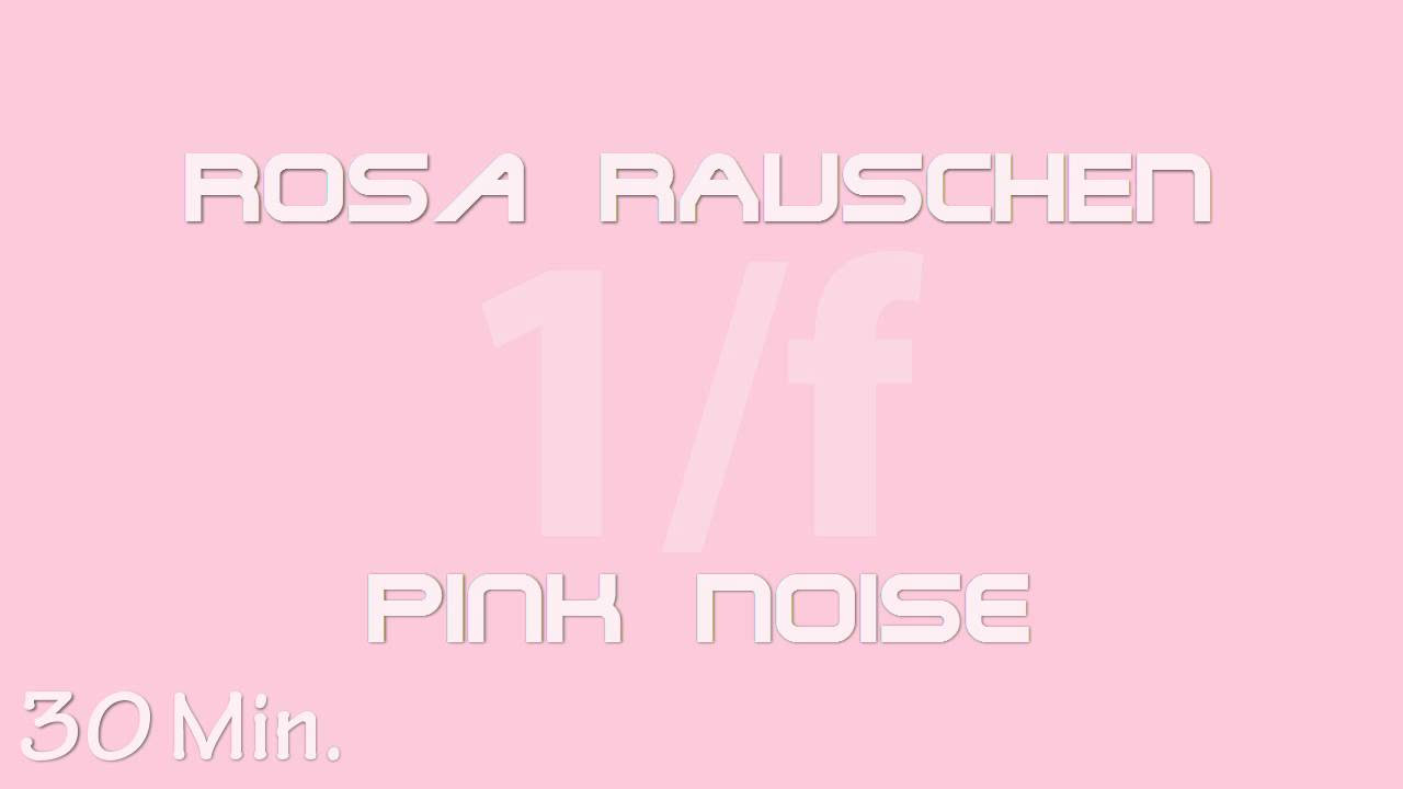 ►10 Stunden rosa Rauschen. Entspannende rosa Geräusche zum Schlafen. 10 Stunden.