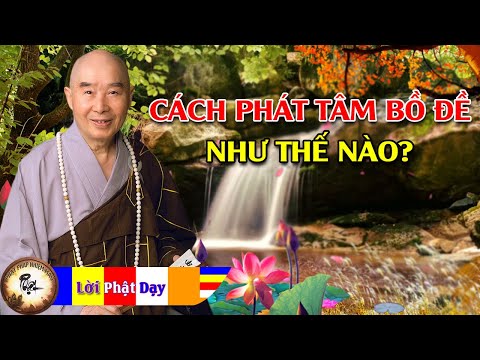 Video Cách phát Bồ Đề Tâm như thế nào? Hòa Thượng Tịnh Không... - youtube