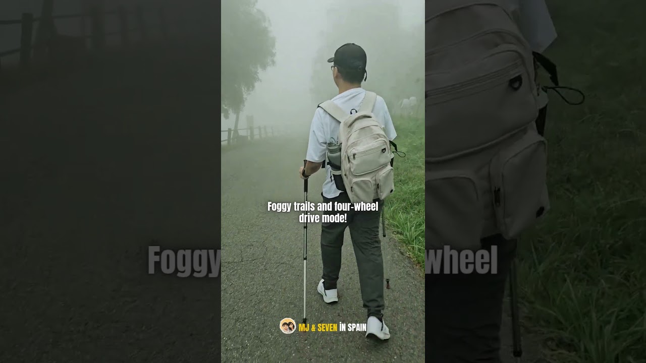 Walking in the fog of Mt. Naranco | MJ & SEVEN