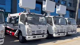 ISUZU Chassis 23m Telescopic Boom Aerial Work Platform Truck with Insulated Bucket | CLW GROUP