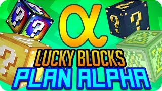 EL PLAN ALPHA! LUCKY BLOCKS | Sarinha, Gona, Exo y Luh en Minecraft