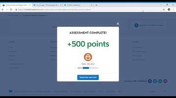 Security Specialist - Data Security : Control Access to Objects Unit ( Salesforce Trailhead  )