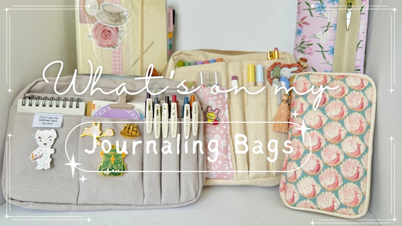 Что в моих сумках для записей | корзина #канцелярские принадлежности #hobonichi #перьевая ручка #...