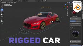 Transportation V2.2 for Blender rigged vehicles mega pack cars and vehicles