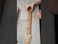 Fret De-Tanging #BushdogGuitars #production #fretwork #fretting #fret #guitarwork #detang #shorts