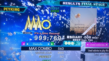 (DDR A20+) Natsuiro DIARY -DDR mix- (ESP-14) re-PFC 999,760 (+22)!!!