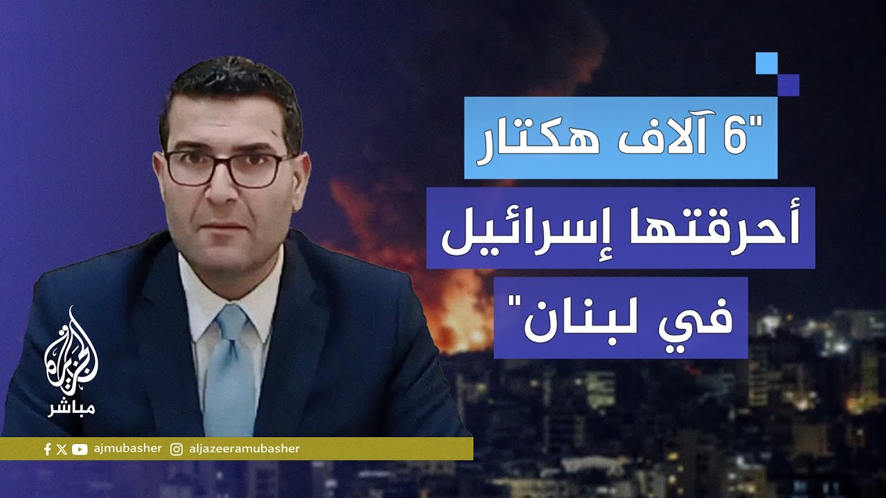 وزير الزراعة اللبناني: إسرائيل أحرقت 6 آلاف هكتار بالفسفور الأبيض في لبنان