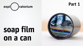 Explore the sudsy science behind colorful soap bubbles and film - Science Snacks activity