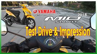 YAMAHA MIO SOULTY SPORTY 2018:  TEST DRIVE, BASIC SPECS, IMPRESSIONS & PERFORMANCE