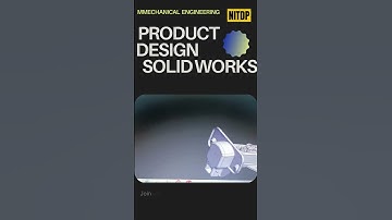 Product Design with SolidWorks 🛠️ | Mechanical Engineers Training at NITDP #Shorts