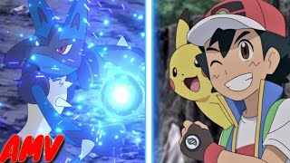 Ash Lucario mega evolves「AMV」Journey to Mega island | Pokemon Master Journeys Episode 84