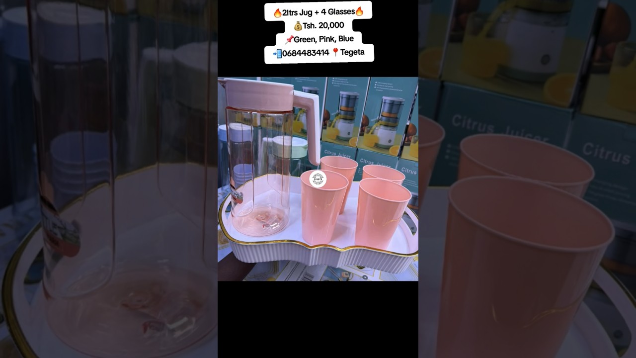 2ltrs Jug With Glasses Set