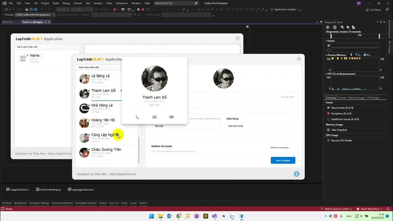 [DEVEXPRESS] DirectX Form with HTML Template - YouTube