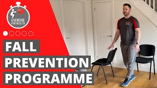 Strength & Balance exercises to REDUCE the risk of a fall