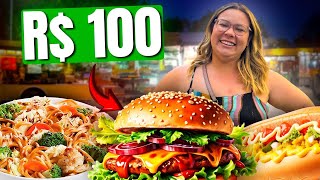 COMIDAS DE RUA EM SÃO PAULO | COMENDO COM R$ 100 NA CIDADE MAIS CARA DO BRASIL