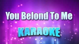 Vignette de la vidéo "Simon, Carly - You Belond To Me (Karaoke & Lyrics)"