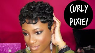 HOW TO: Achieve The CURLY PIXIE Hairstyle | Lorissa Turner