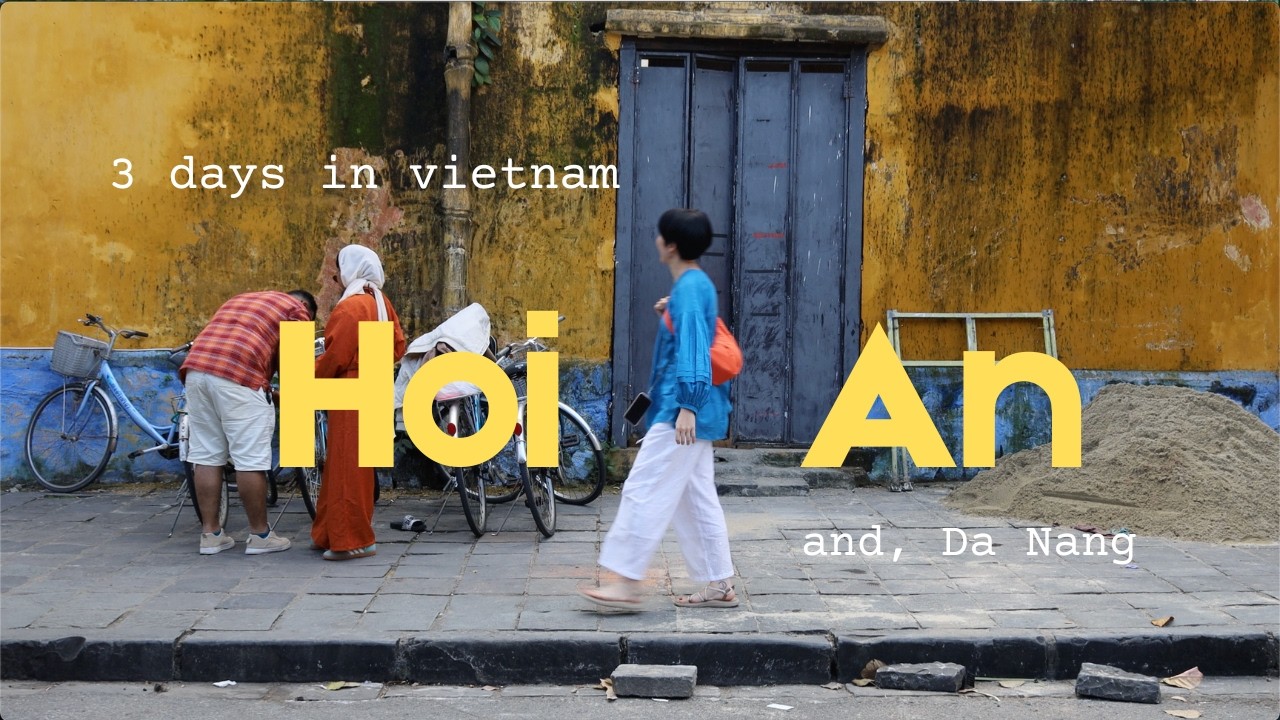 【ベトナム🇻🇳】ホイアン・ダナンvlog：3泊4日の旅｜世界遺産のまち｜お洒落ホテル｜リネン洋服のオーダーメイド｜女子旅｜カゴバッグ｜チョコレート｜スパ｜ネイル｜世界一のバインミー｜4P'sピザ