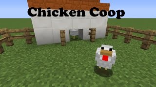 chicken minecraft coop build