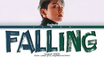 BTS JUNGKOOK 정국 FALLING (Original by Harry Styles) (Color coded lyrics eng/han/rom/가사)