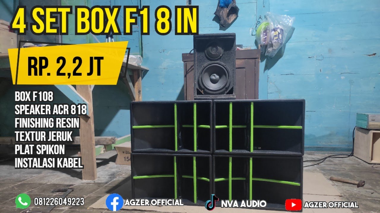 Episode 29 | CEK SOUNDS BOX F1 8 IN SEBELUM KIRIM KE PATI