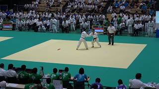 2018IH 男子柔道個人 60kg級 2回戦 草野 九州学院(熊本県) 対 加賀谷 大曲農(秋田県)