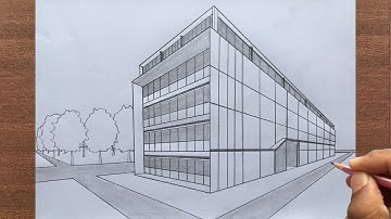 How to Draw a Building in 2-Point Perspective Step by Step