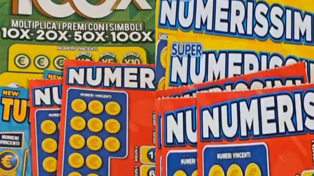 gratta e vinci con numerissimi super Numerissimi new tutto x tutto e 100x #numerissimi #lottery 