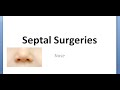 ENT Septal Surgeries SMR Septoplasty difference Deviated Nasal Septum Nose Sub Mucous Resection DNS