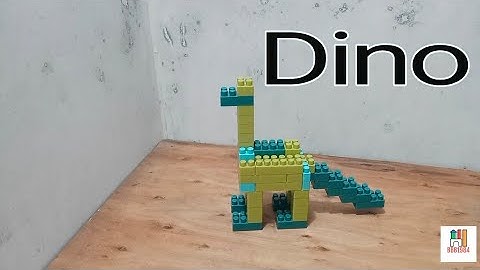 Brick Block Building / Create Dinosaurus Easily from Building Block / Lego Block #legoblocks