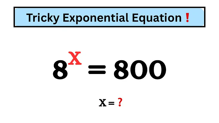 🔥 Solving a Tricky Exponential Equation Step by Step | Algebra Made Simple! | Math Olympiad Problem