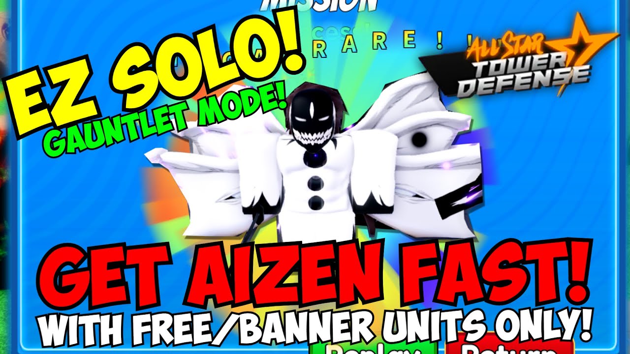 NO 7 STAR GAUNTLET MODE SOLO ALL STAR TOWER DEFENSE #roblox 