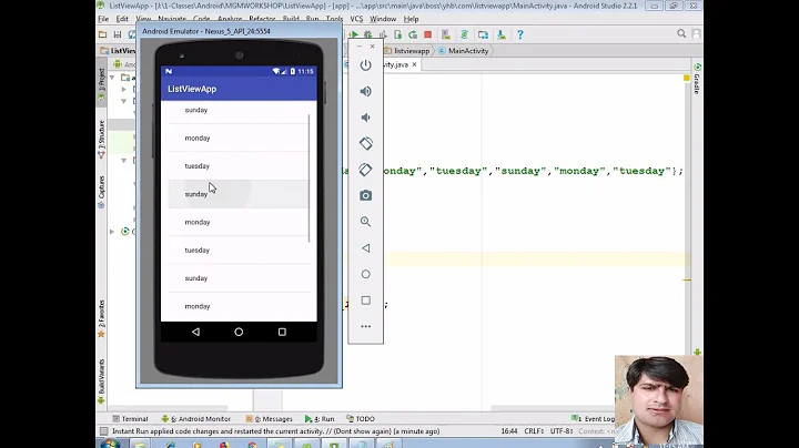 How to use Array Adapter in spinner, ListView, GridView, AutoCompeleteTextView Android app tutorial